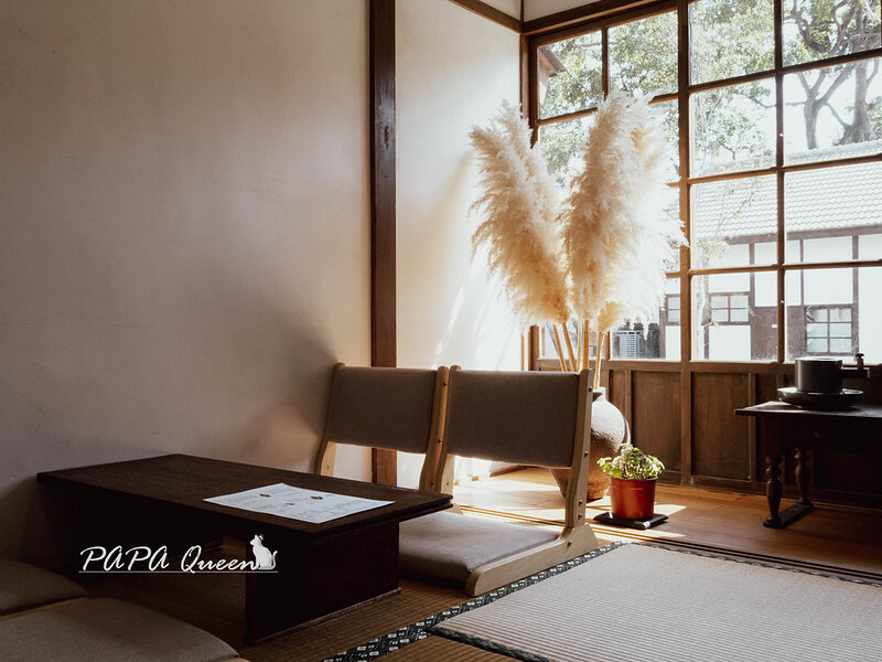 台中市西區喫茶花覓 HANAMI 迷人日式老屋 揚起白色布幔 喫茶與食