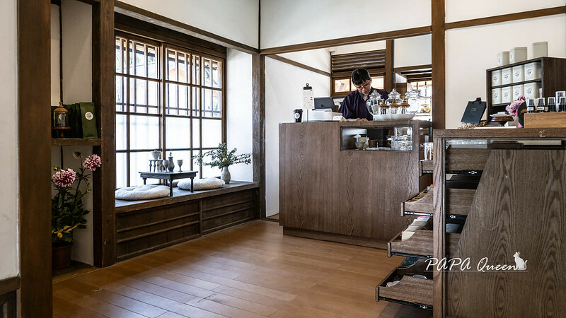 台中市西區喫茶花覓 HANAMI 迷人日式老屋 揚起白色布幔 喫茶與食