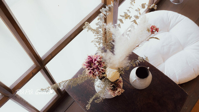 台中市西區喫茶花覓 HANAMI 迷人日式老屋 揚起白色布幔 喫茶與食