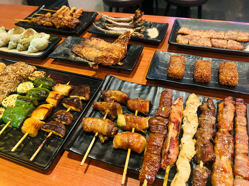 台北市中山區【美食】High串燒合江店，串燒美味又平價！好友小聚聊天、擼串過癮！