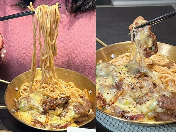(中原美食)上癮食板屋~超夠味鐵板套餐現點現炒~雞豬牛海鮮通