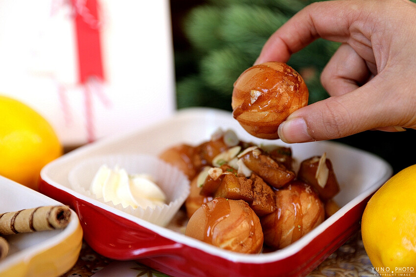 台中市西屯區視覺與味覺雙重享受的下午茶時光！滿滿幸福感 現點現烤 鹹甜口味通通有｜搗蛋檸檬現烤小鬆餅