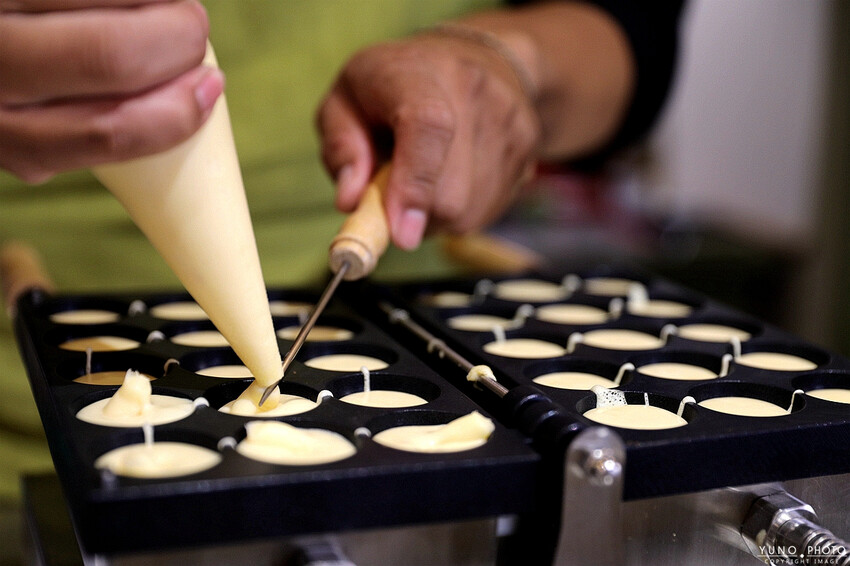 台中市西屯區視覺與味覺雙重享受的下午茶時光！滿滿幸福感 現點現烤 鹹甜口味通通有｜搗蛋檸檬現烤小鬆餅