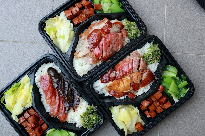 高雄市楠梓區吃。高雄美食｜楠梓區。「陳記尖東燒臘便當專賣店」港式燒臘便當專賣店，遷移營業地點重新開幕，嚴選櫻桃鴨