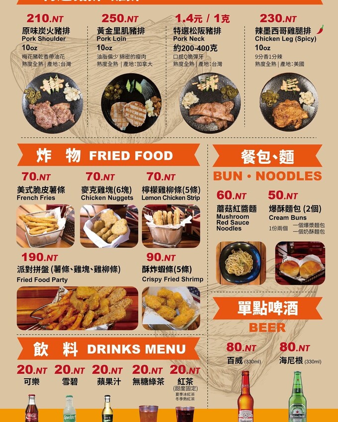 桃園中壢牛排推薦！熾焰美式炭烤牛排原肉炭烤，玉米濃湯無限續