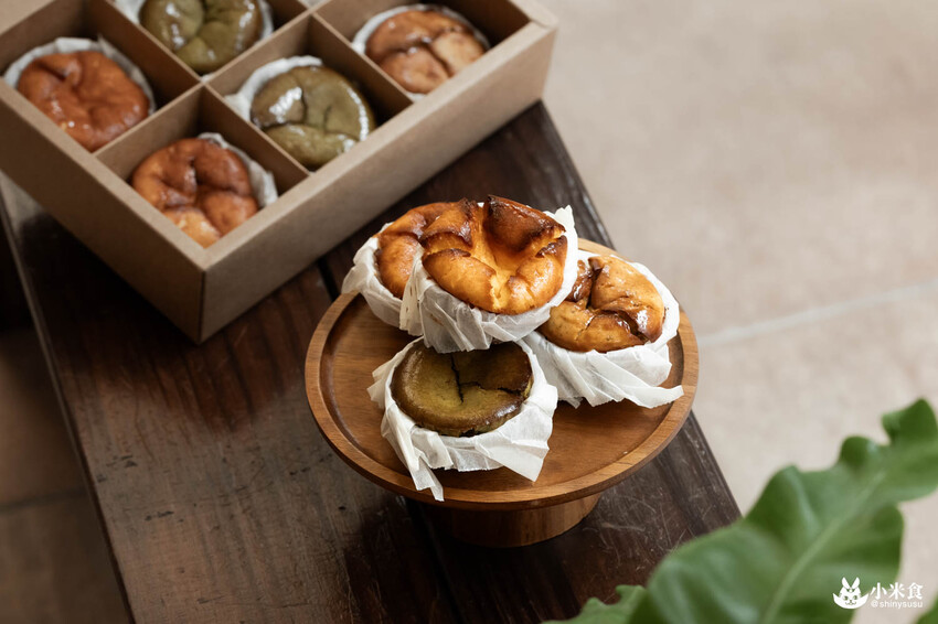 小巷陸伍巴斯克乳酪蛋糕｜不靠顏值憑實力。好吃到會上癮｜台中甜點工作室｜東區外帶宅配甜點 - 小米食