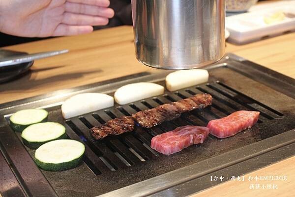 台中燒肉推薦！「和牛EMPEROR」A5和牛套餐，捷運市府站5分鐘就到。