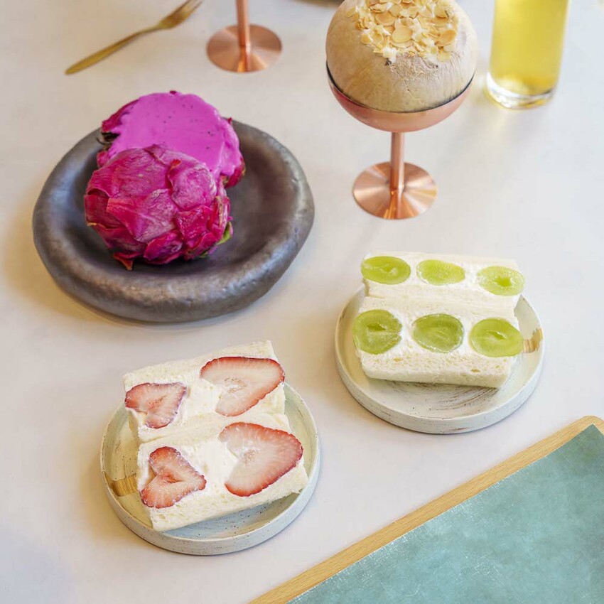 台北市大安區台北下午茶「Le Buno」｜整顆水果都是冰淇淋超氣派 甜點控必收店