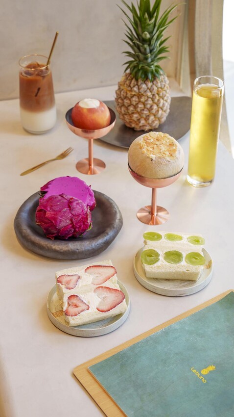 台北市大安區台北下午茶「Le Buno」｜整顆水果都是冰淇淋超氣派 甜點控必收店