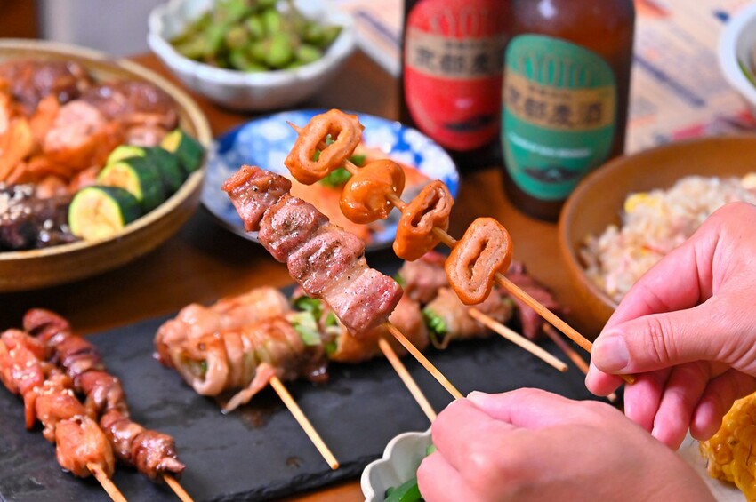 台中市北屯區台中北屯美食推薦 隱藏北屯好市多旁私藏好評串燒店 還有轉播運動比賽/今夜有局串燒餐館