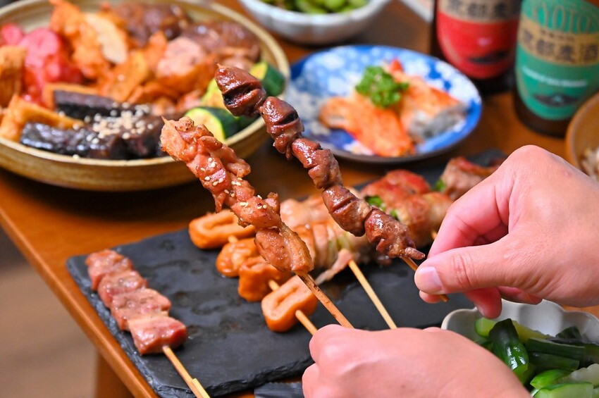 台中市北屯區台中北屯美食推薦 隱藏北屯好市多旁私藏好評串燒店 還有轉播運動比賽/今夜有局串燒餐館