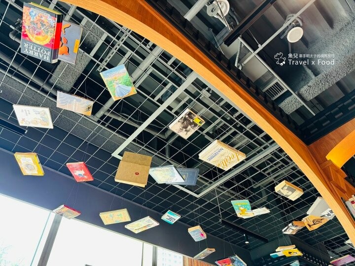 全台唯一可以用餐的圖書館！！會飛的書，會動的畫，在霍格華茲的魔法空間發揮想像力！金色三麥（桃園藝文店） @魚兒 x 牽手明太子的「視」界旅行