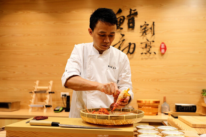 台中市北屯區想吃不一定吃的到 預約制無菜單日料 秒飛日本視覺與味蕾極致享受