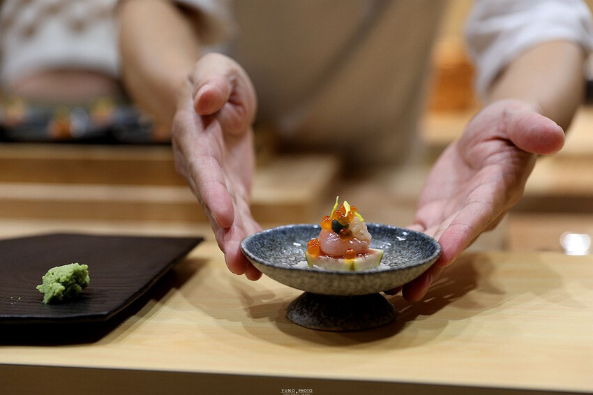 台中市北屯區想吃不一定吃的到 預約制無菜單日料 秒飛日本視覺與味蕾極致享受