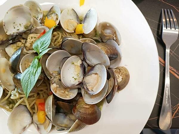 高雄市左營區一台斤的蛤蠣義大利麵我終於吃到你啦！左營高鐵周邊貨真價實的義大利麵聚餐餐廳就在【ROSA義大利餐廳】＊高