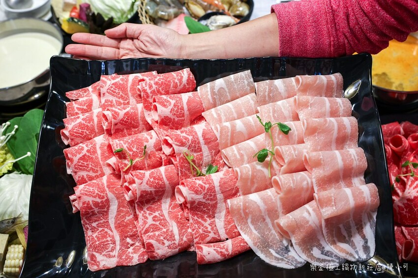 新北市新莊區【新莊火鍋】樂釜極上鍋物新莊店,大肉盤/海陸雙拼/公司聚餐推薦