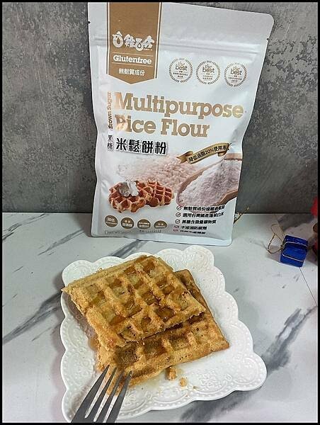 雞百分蓬萊米鬆餅粉，健康取代麵粉首選，鬆餅粉零失敗。