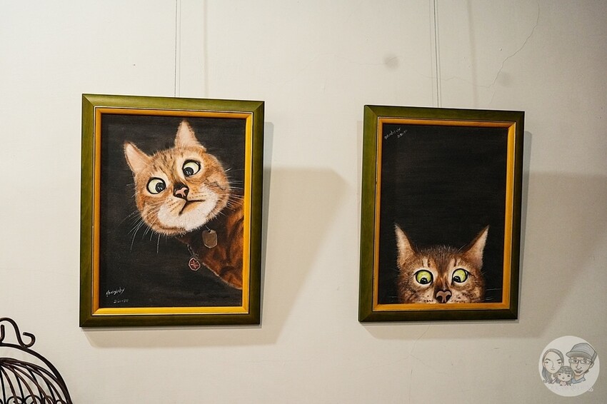 台中市西區台中復古藝廊咖啡廳｜耍廢咖啡－昭和風小店喝咖啡、吃甜點、看畫展的完美結合｜極光天氣晴藝展空間