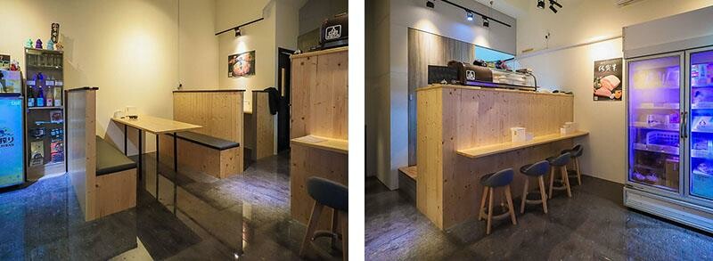 竹北尚羽水產 $99吃牛舌便當 店內品嘗生魚片，鮮凍南美生白蝦、2S等級生食級干貝，還有秋田牛、知床牛等多種和牛肉品販售