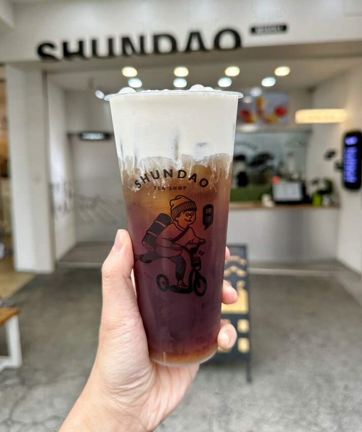 【順道茶飲店Shundao苗栗府前店】飲料愛店竟然推出超ㄉㄨㄞ超咕溜的蕎麥凍!還以「316茶王」延伸推出茶王奶茶、紅荔茶王,飲料控絕對不要錯過! - 阿華田的美食日記