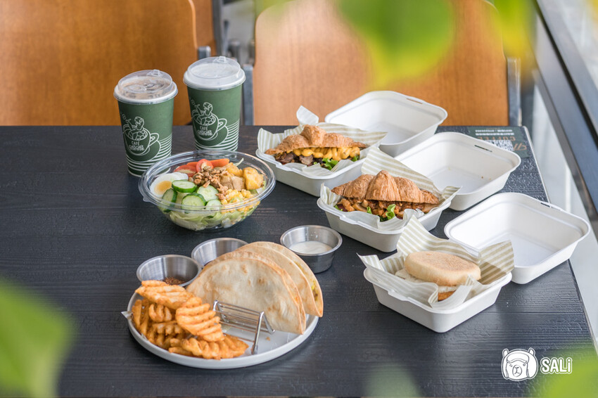 著著咖啡｜輕軌龍華國小站美食，薄多義新品牌，北高雄早午餐推薦 - 莎笠，小日子