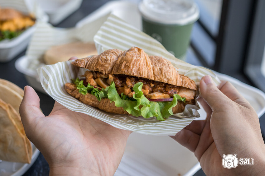 著著咖啡｜輕軌龍華國小站美食，薄多義新品牌，北高雄早午餐推薦 - 莎笠，小日子