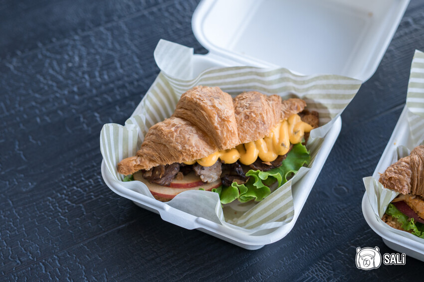 著著咖啡｜輕軌龍華國小站美食，薄多義新品牌，北高雄早午餐推薦 - 莎笠，小日子