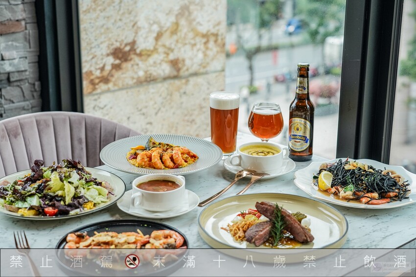 桃園市桃園區桃園美食-漫嚼MANGIA義式餐廳-隱藏大樓絕美窗景!高質感約會義式餐廳,寵物友善還贈免費寵物餐/鄰近藝文特