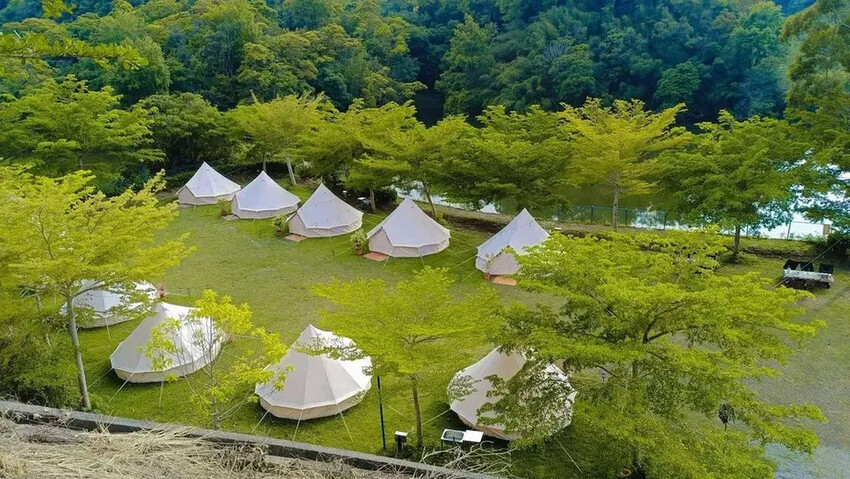 荒野半島|無敵湖景豪華露營、一泊二食贈體驗、附冷氣-11