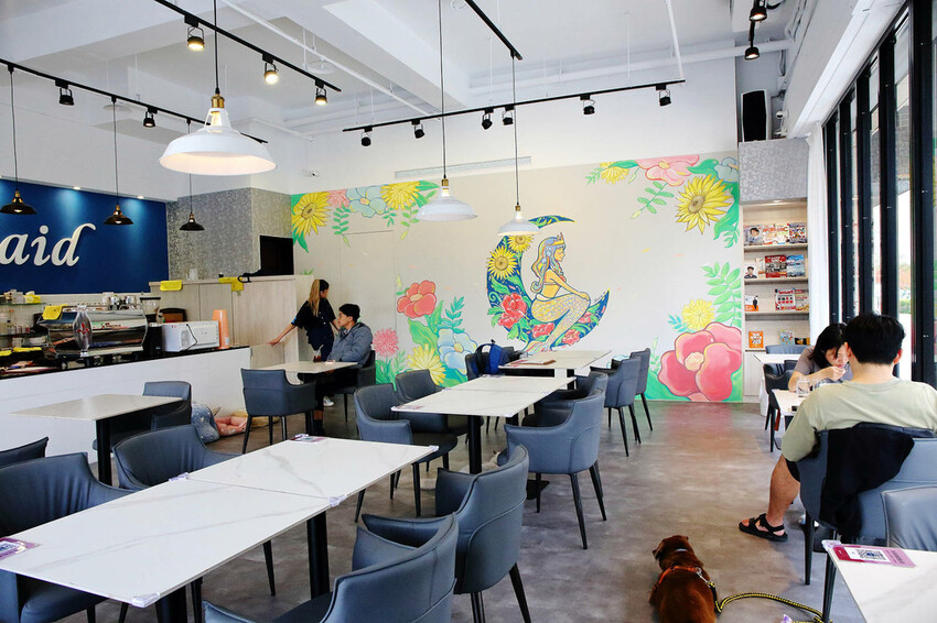 Mermaid茉美寵物友善餐廳，桃園蘆竹新開幕的寵物咖啡廳，