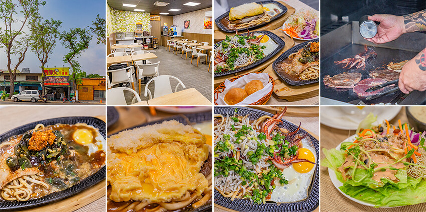 高雄平價「萬師父牛排館」自助吧無限吃,隱藏版皮蛋豬排超吸睛。