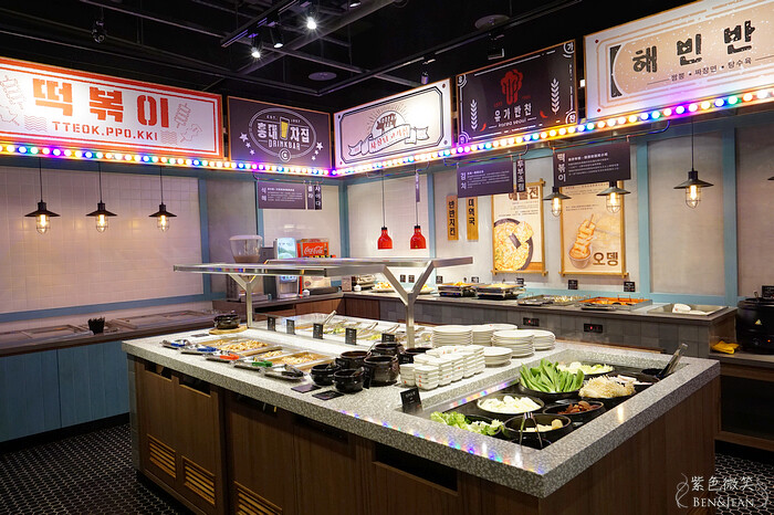 宜蘭縣宜蘭市高麗園銅盤烤肉》20項的經典韓食吃到飽,甜米釀及血腸宜蘭新月店限定 韓國花牌牆好好拍