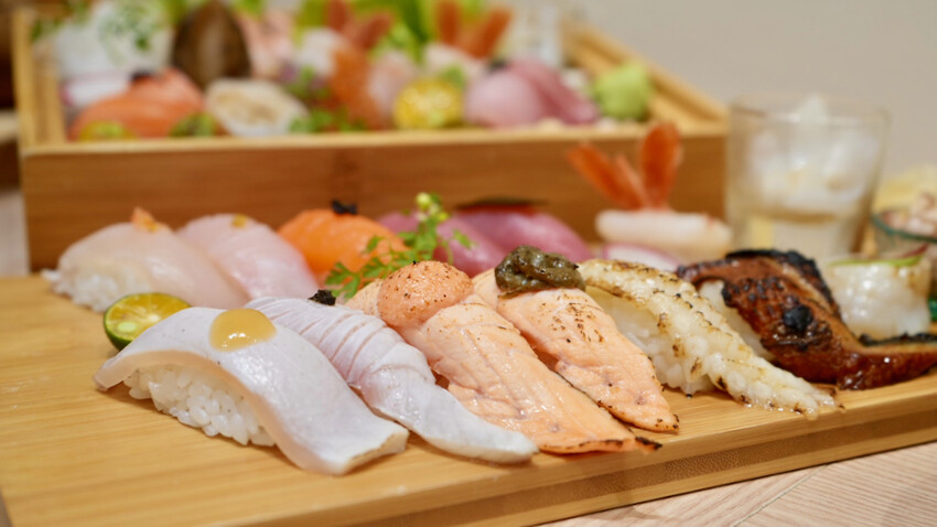 新北市板橋區[板橋美食] THE·春 板橋店｜新埔站最強日本料理！浮誇系海鮮珠寶盒、握壽司盤