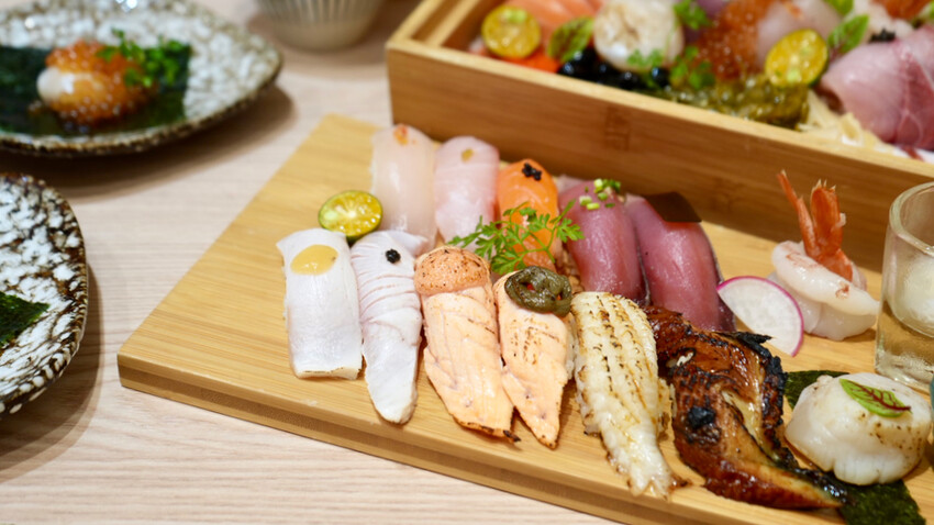 新北市板橋區[板橋美食] THE·春 板橋店｜新埔站最強日本料理！浮誇系海鮮珠寶盒、握壽司盤
