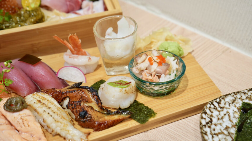 新北市板橋區[板橋美食] THE·春 板橋店｜新埔站最強日本料理！浮誇系海鮮珠寶盒、握壽司盤