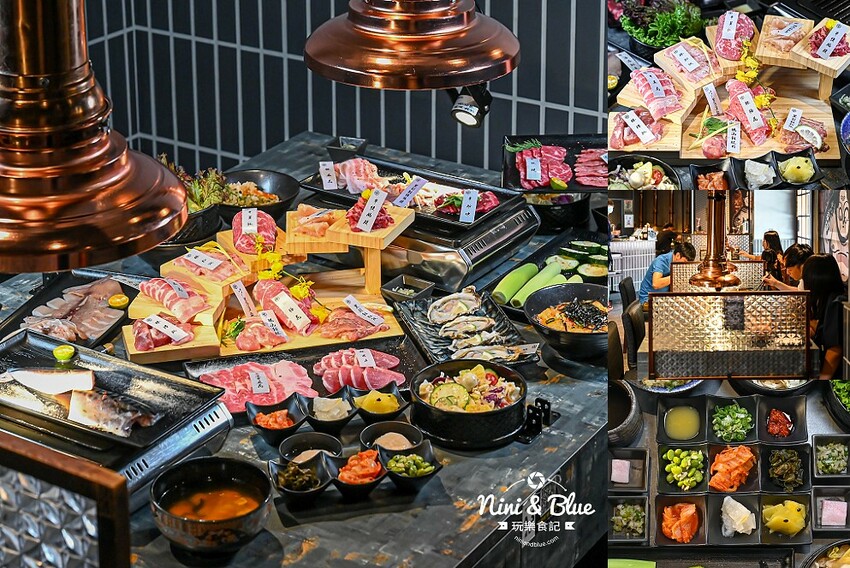 台中燒肉推薦，公益路新開個人燒肉店，4種肉490元，還有小菜免費續