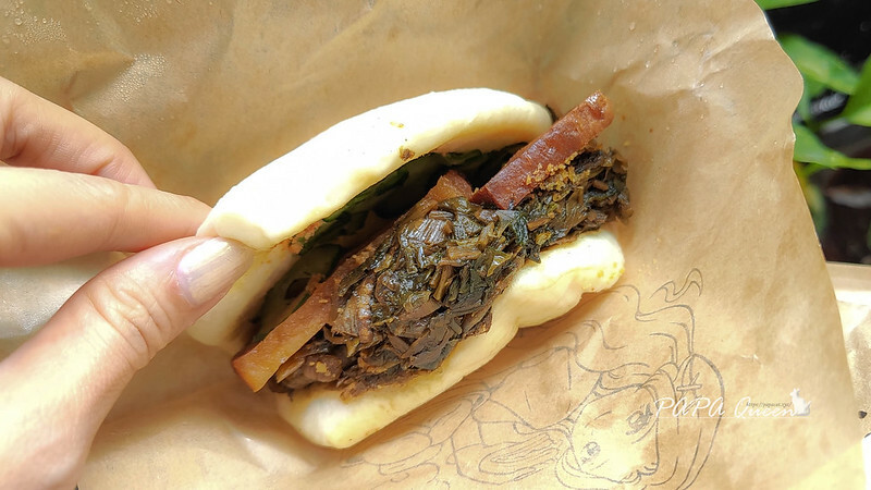 台中市清水區素食刈包|割包咬一口 烤鴨/滷排/梅干扣肉..6款 出沒在清水!