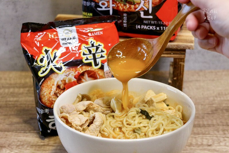 賣場美食｜家樂福韓國泡麵推薦！香辣醇厚的韓式火辛拉麵袋裝泡麵