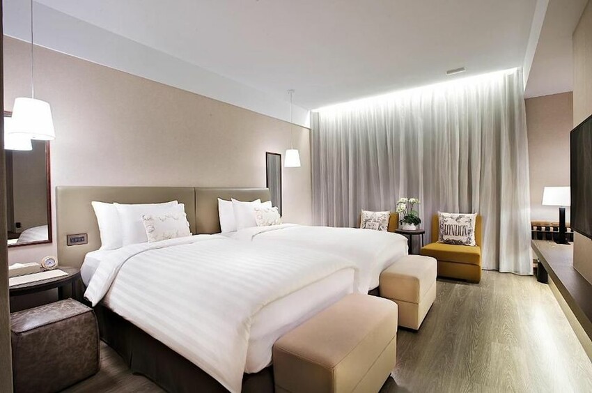 THE GAYA HOTEL 潮度假酒店 | 無邊際泳池 | 鄰近鐵花村-雅緻雙床房-1