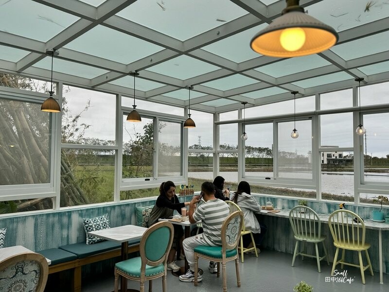 白色鄉村風咖啡甜點店【田中268 Café】不論晴雨都能浪漫 白色鄉村風咖啡甜點店【田中268 Café】不論晴雨都能浪漫