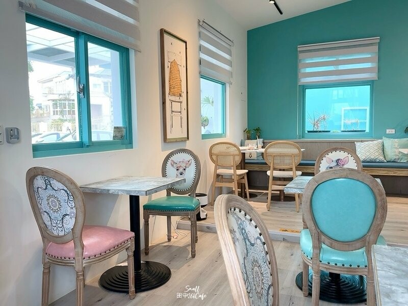白色鄉村風咖啡甜點店【田中268 Café】不論晴雨都能浪漫 白色鄉村風咖啡甜點店【田中268 Café】不論晴雨都能浪漫