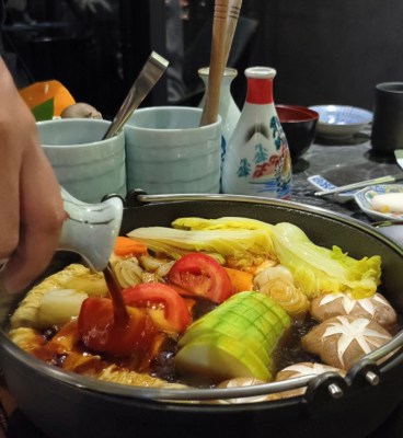 台北大安區壽喜燒！新品牌橋山壽喜燒，關西關東壽喜燒兩種吃法一次滿足。