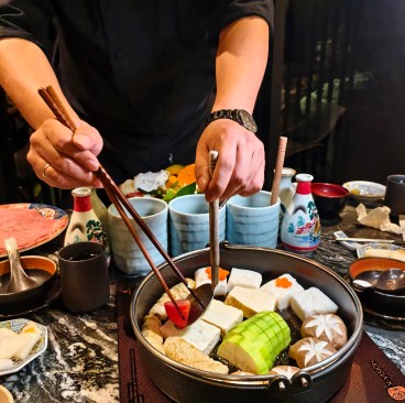 台北大安區壽喜燒！新品牌橋山壽喜燒，關西關東壽喜燒兩種吃法一次滿足。