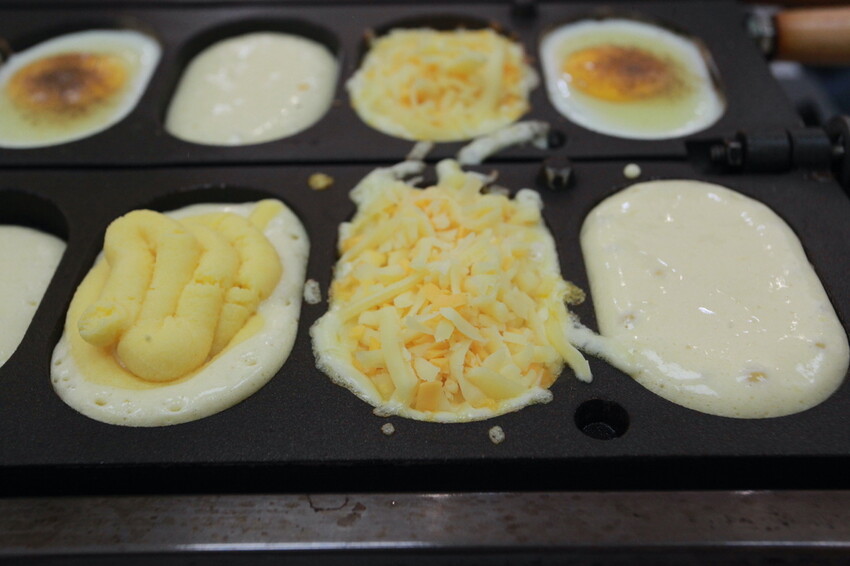 高雄市鳳山區吃。高雄市｜鳳山區。「king手作雞蛋燒」網路超人氣的創意雞蛋燒，嚴選食材來製作獨特口味雞蛋燒，季節限定