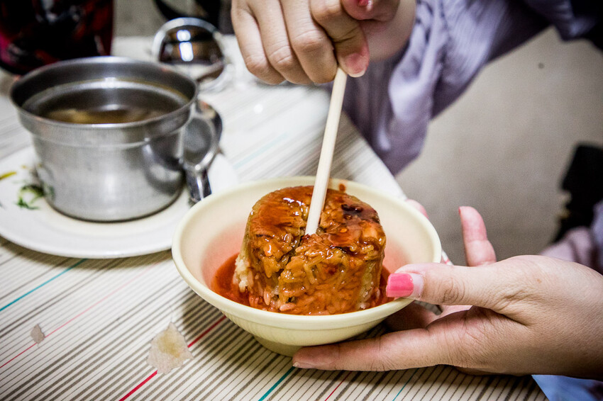 彰化縣鹿港鎮阿婆當歸鴨、筒仔米糕|都在地人在扛!沒有招牌超低調七十年筒仔米糕、當歸鴨老店