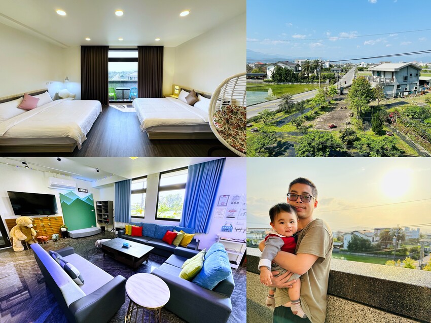 【鄉聚冬山】宜蘭包棟民宿推薦!大坪數超Chill田野景觀房,