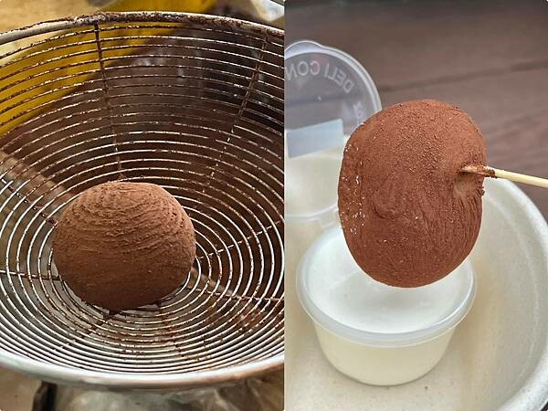 ＊（淡水美食）七小妞沾醬麻糬～抹茶沾醬、紫薯沾醬、豆乳沾醬~