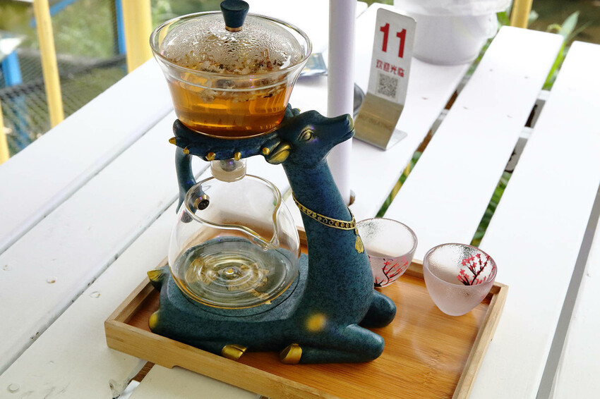 石碇秘境，武林逸亭網美景觀餐廳，寵物友善餐廳、夢幻的網美佈置