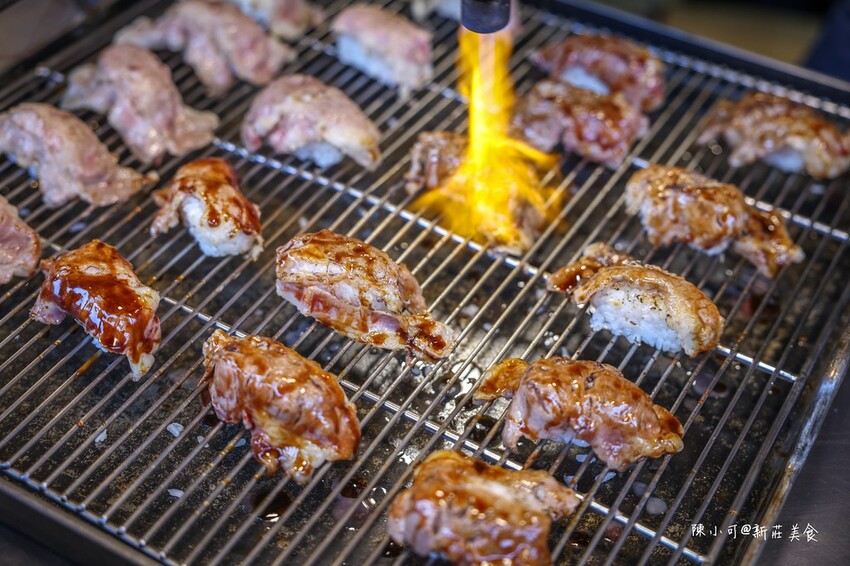 新北市新莊區【新莊美食】狗魔大叔壽司，買炙燒牛肉握壽司送限量小菜