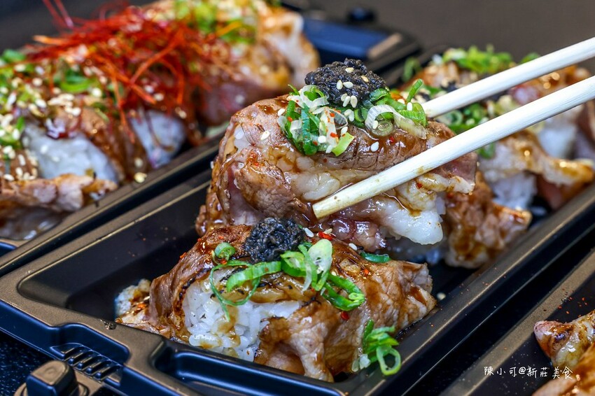 新北市新莊區【新莊美食】狗魔大叔壽司，買炙燒牛肉握壽司送限量小菜
